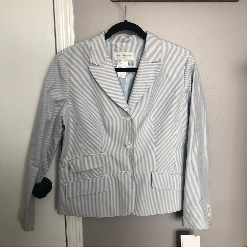 Seersucker Blazer